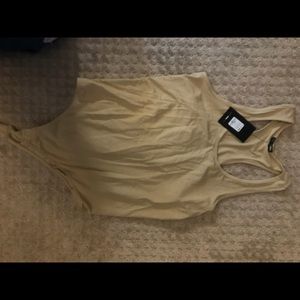 tan fashion nova body suit